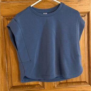 Blue Short Sleeve Top